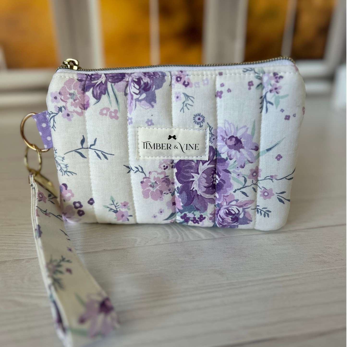 Wristlet Wallets - Lilac Floral