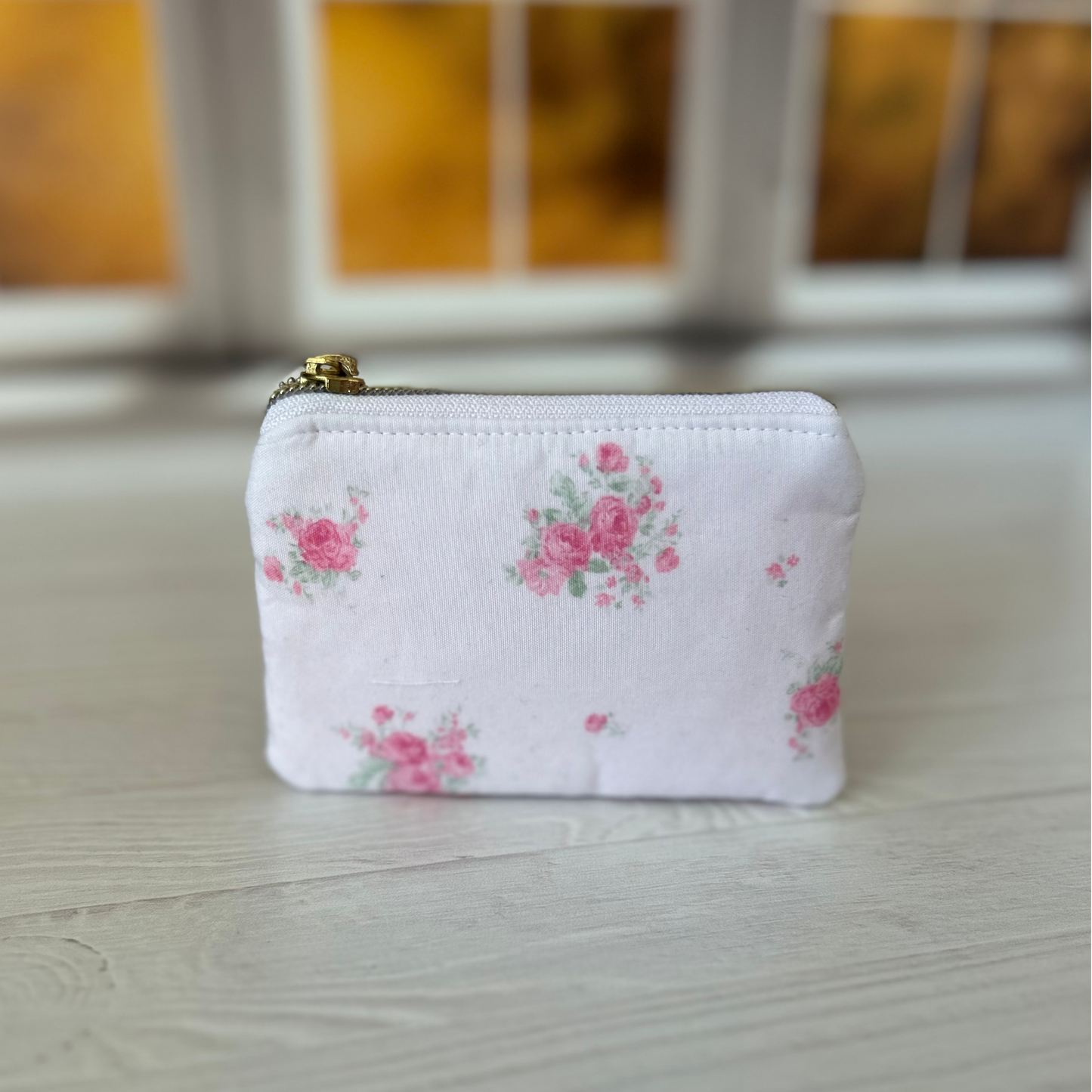 Mini Coin Pouches - Simplistic Roses
