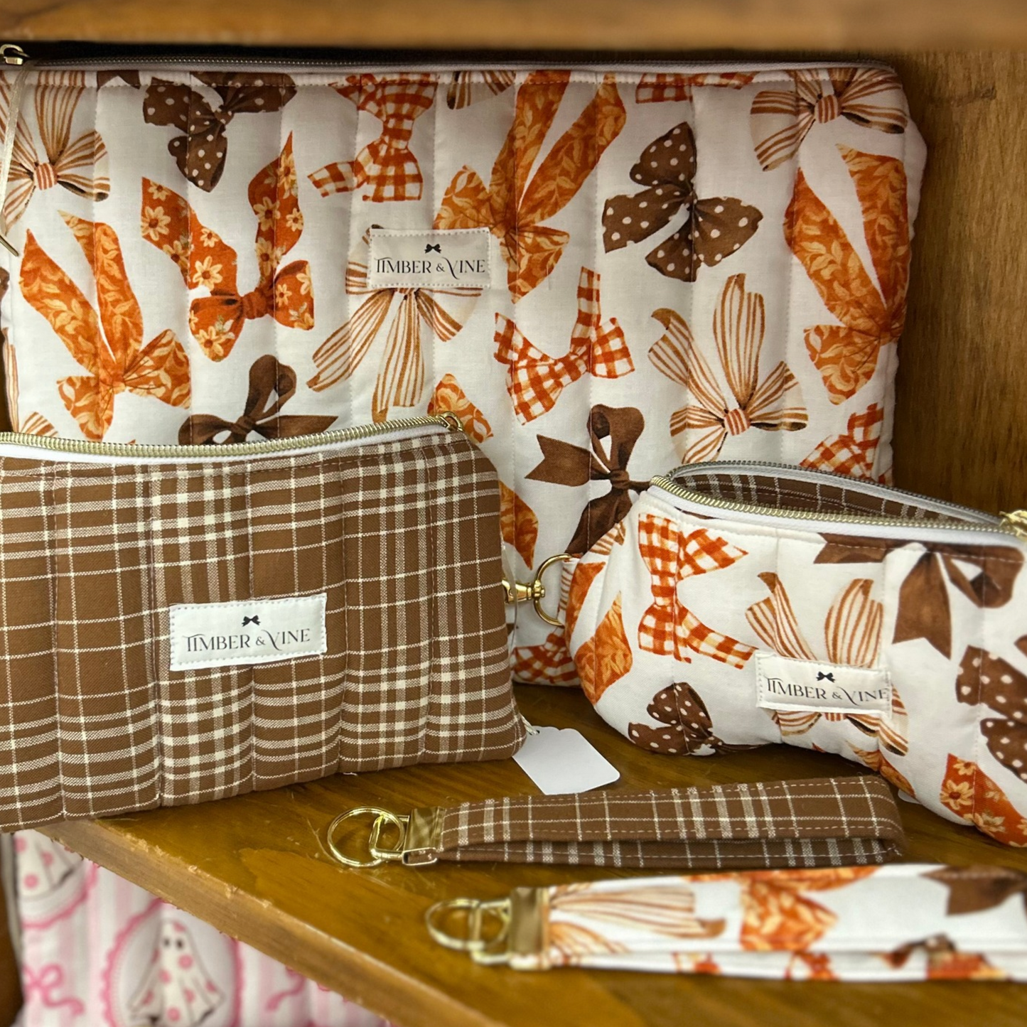Quilted Glasses Cases - Fall Bows