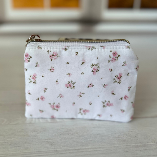 Mini Coin Pouches - Mini Pink Roses