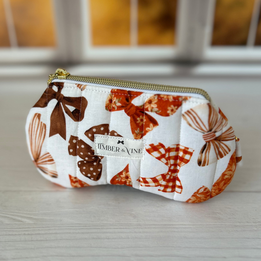 Quilted Glasses Cases - Fall Bows