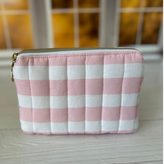 Wristlet Wallets - Bold Pink Stripe