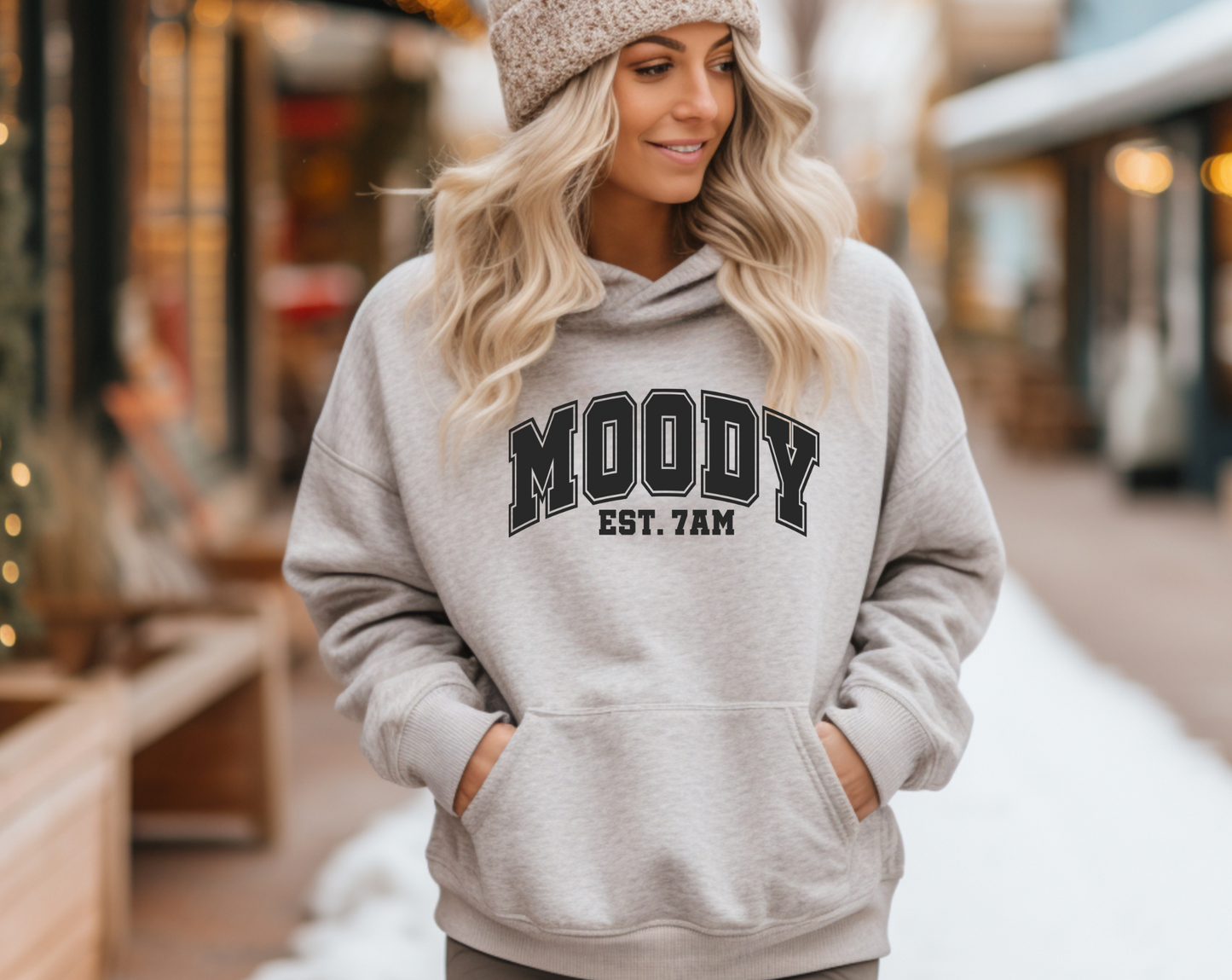 Moody Est. 7am Hoodie: Embrace Your Morning Vibes