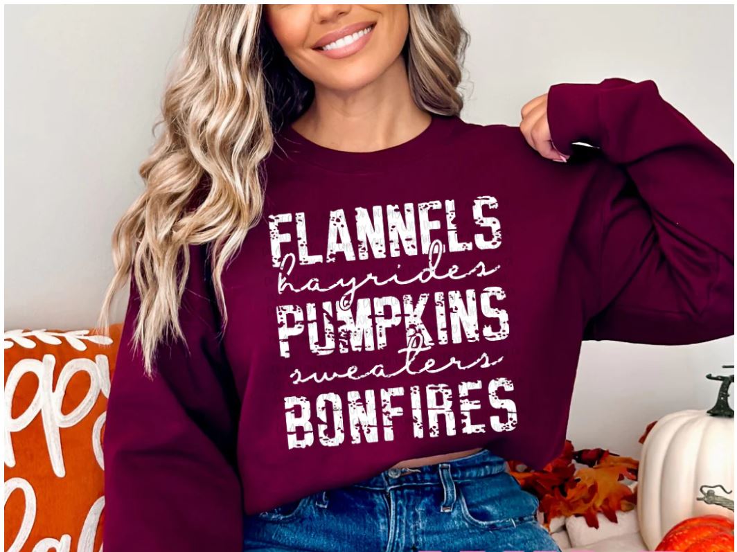 Flannels, Hayrides, Bonfires