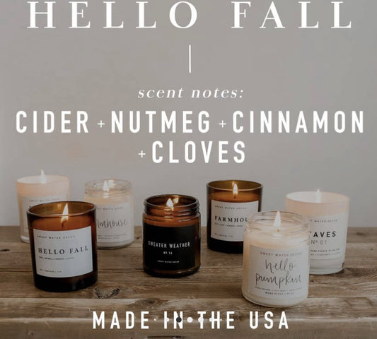 Hello Fall 11oz. Soy Candle