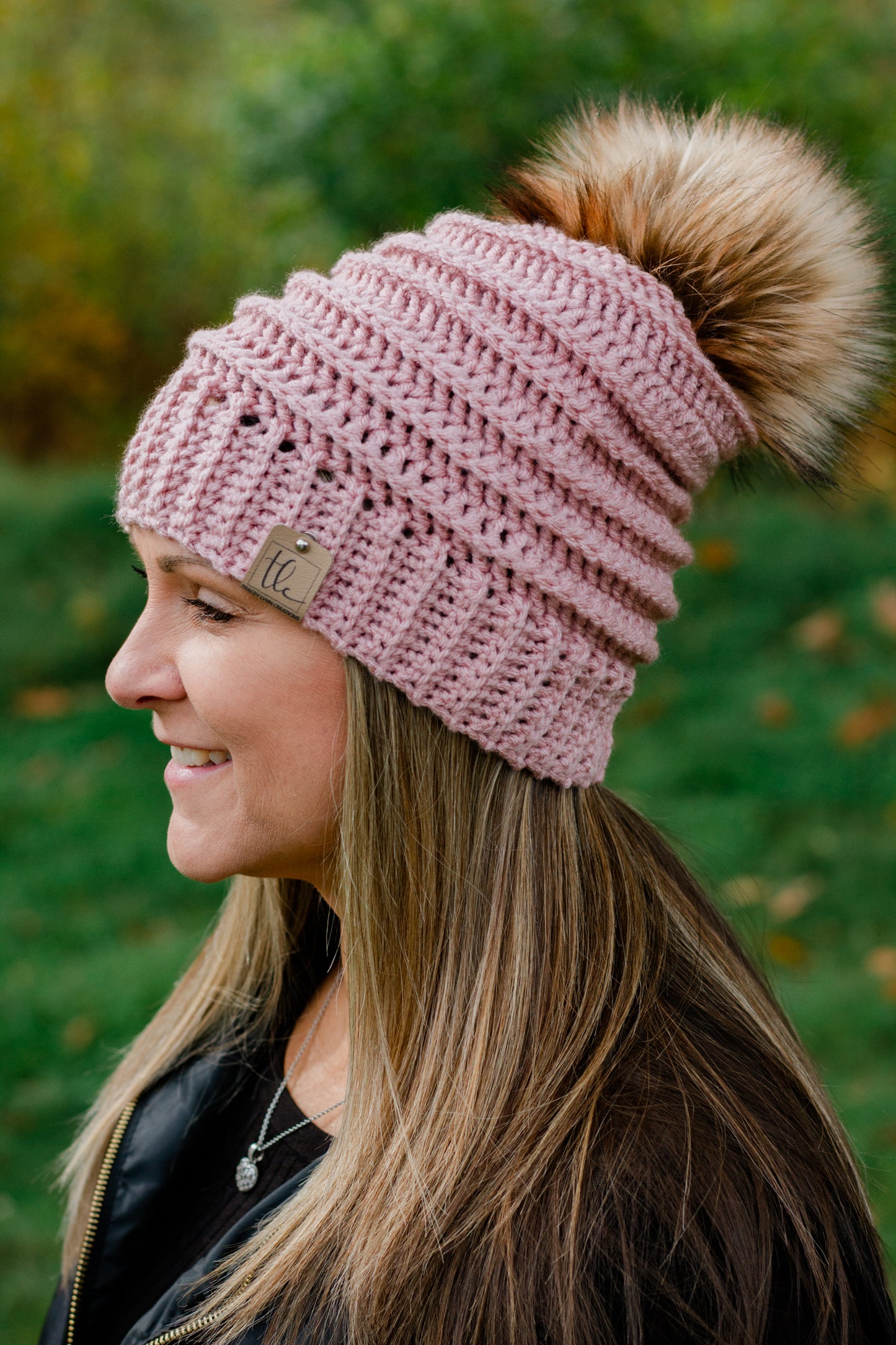 Raised Ridges Slouch Beanie