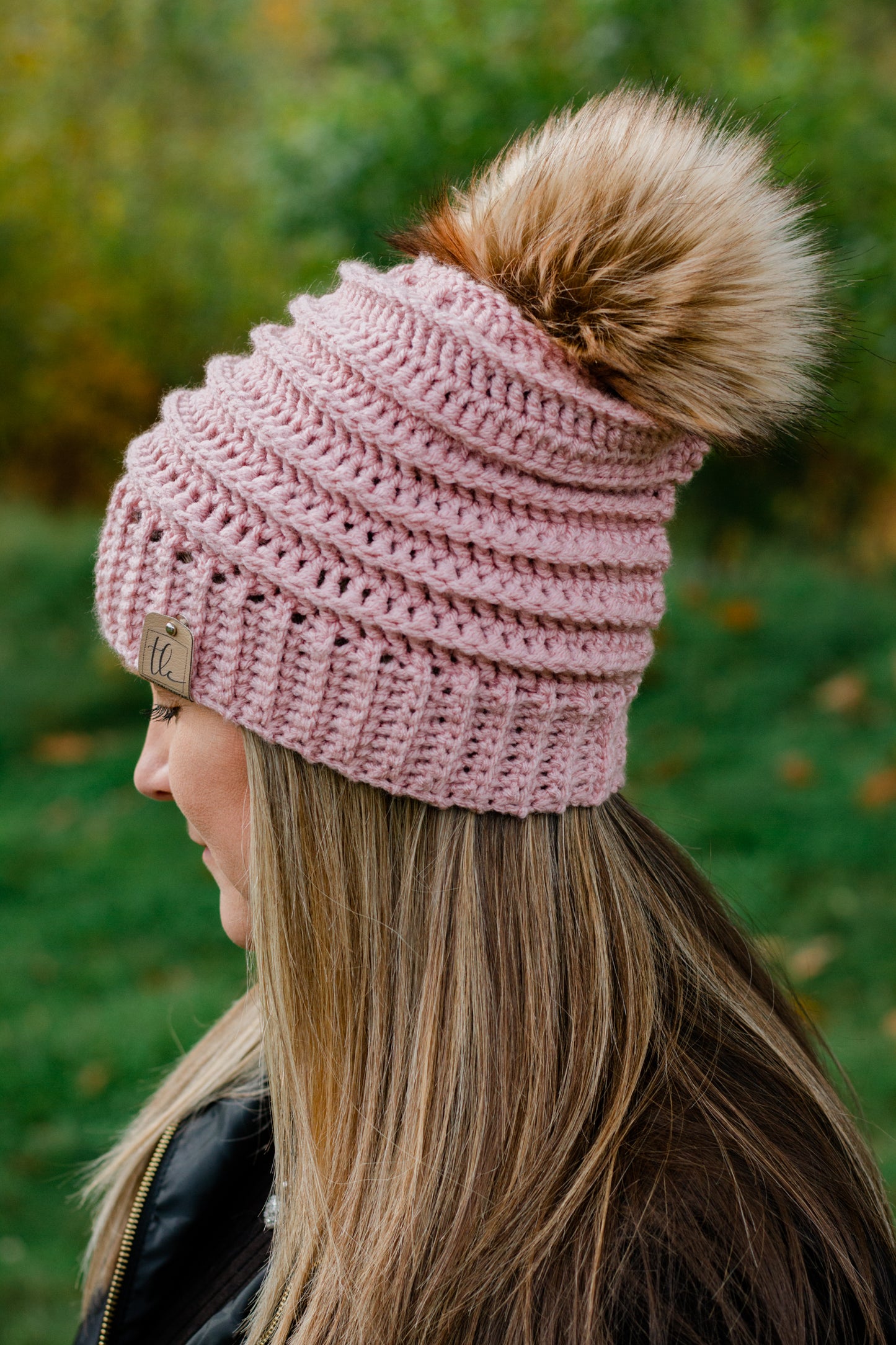 Raised Ridges Slouch Beanie